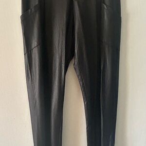 Faux leather pants!